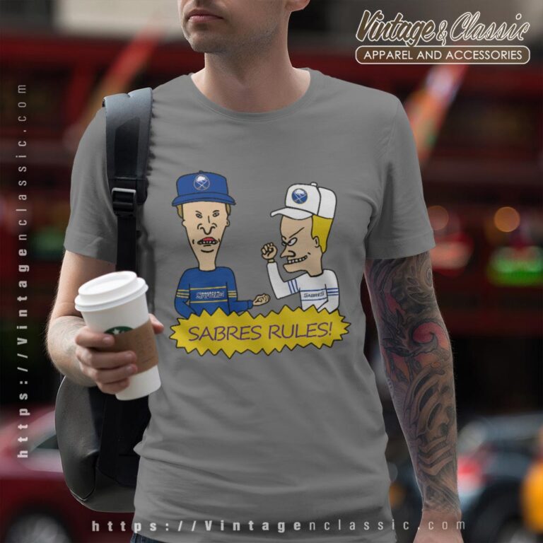 Beavis And Butt Head Buffalo Sabres Rules Shirt T shirt Beavis And Butt Head Buffalo Sabres Rules Shirt T shirt