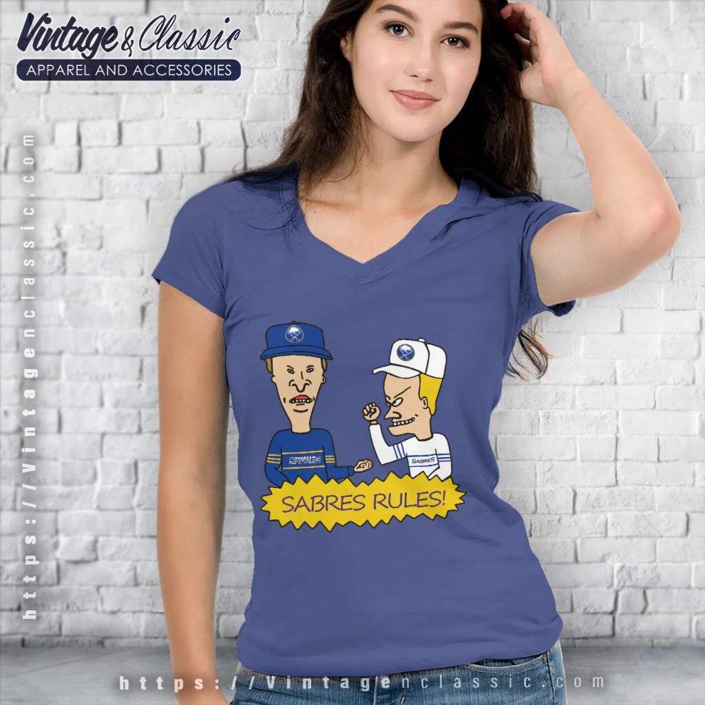 Beavis And Butt Head Buffalo Sabres Rules Shirt Beavis And Butt Head Buffalo Sabres Rules Shirt