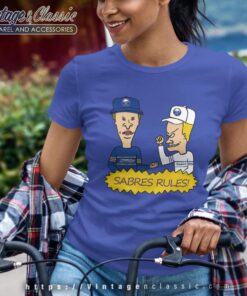 Beavis And Butt Head Buffalo Sabres Rules Shirt 6 Beavis And Butt Head Buffalo Sabres Rules Shirt Women T shirt