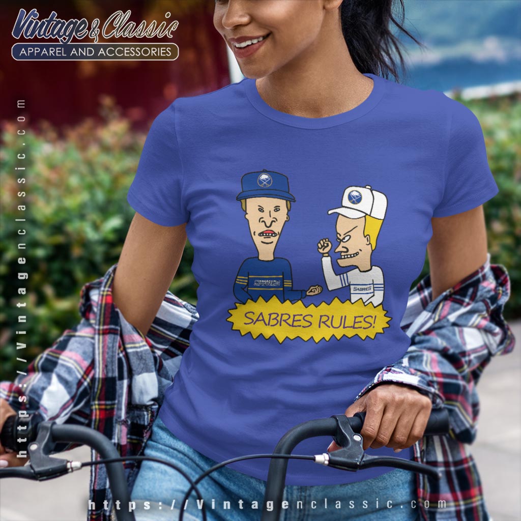 Beavis And Butt Head Buffalo Sabres Rules Shirt Beavis And Butt Head Buffalo Sabres Rules Shirt