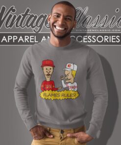 Beavis And Butt Head Calgary Flames Rules Shirt 3 Beavis And Butt Head Calgary Flames Rules Shirt Sweatshirt