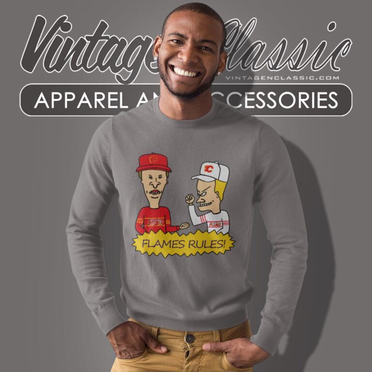 Beavis And Butt Head Calgary Flames Rules Shirt Sweatshirt Beavis And Butt Head Calgary Flames Rules Shirt Sweatshirt