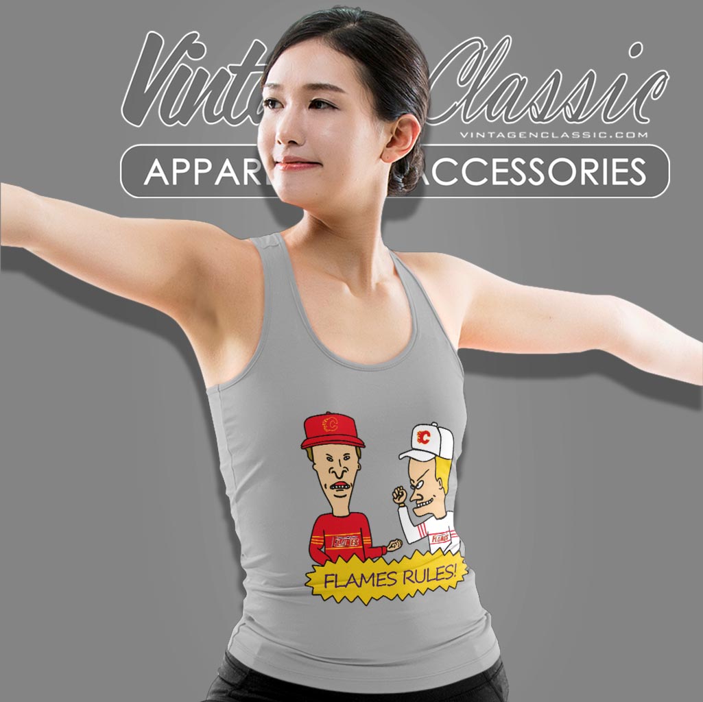 Beavis And Butt Head Calgary Flames Rules Shirt Beavis And Butt Head Calgary Flames Rules Shirt