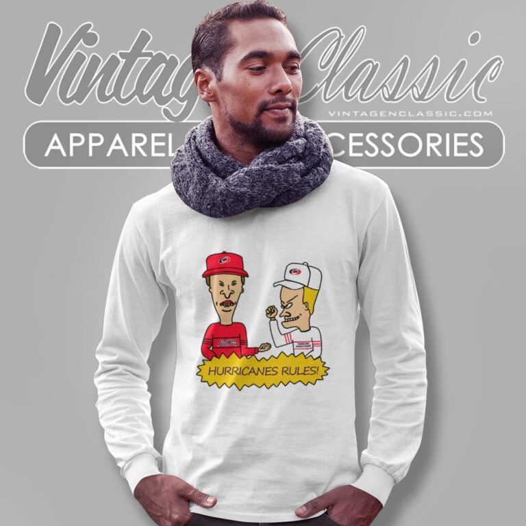 Beavis And Butt Head Carolina Hurricanes Rules Shirt Long Sleeve Tee Beavis And Butt Head Carolina Hurricanes Rules Shirt Long Sleeve Tee