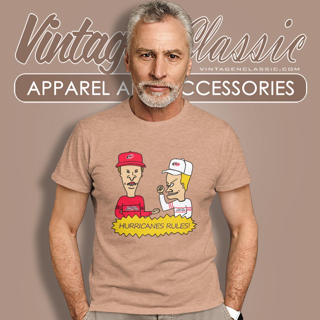 Beavis And Butt Head Carolina Hurricanes Rules Shirt Beavis And Butt Head Carolina Hurricanes Rules Shirt