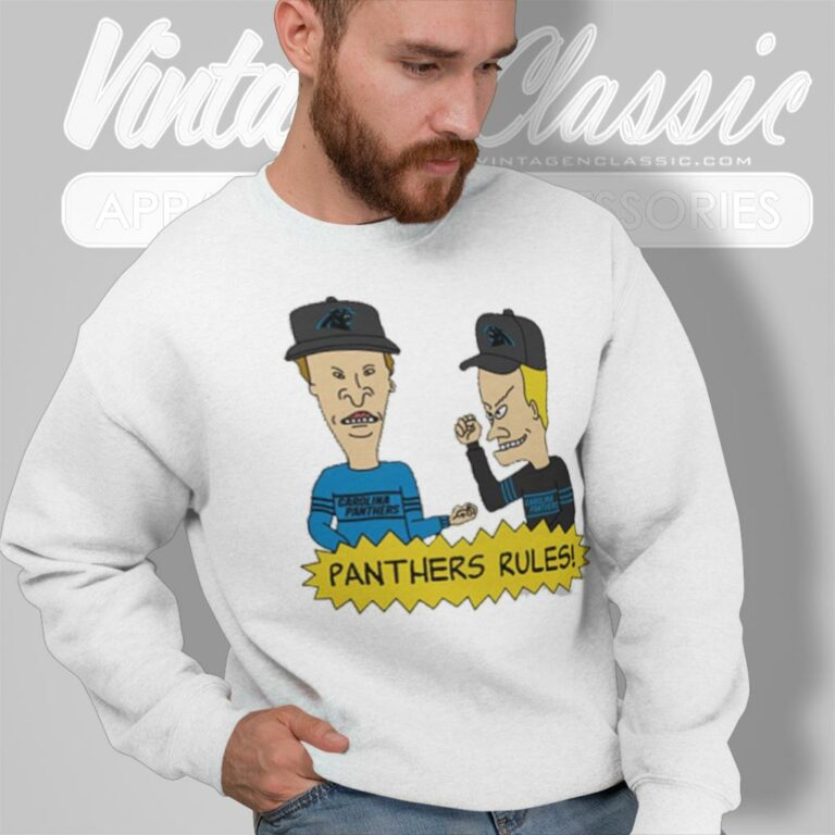 Beavis And Butt Head Carolina Panthers Rules Sweatshirt Beavis And Butt Head Carolina Panthers Rules Sweatshirt