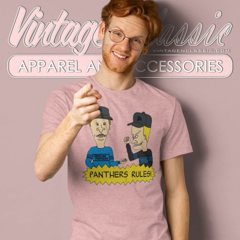 Beavis And Butt Head Carolina Panthers Rules T Shirt Beavis And Butt Head Carolina Panthers Rules T Shirt