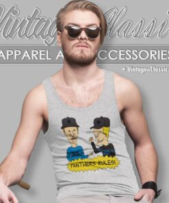 Beavis And Butt Head Carolina Panthers Rules Tank Top Racerback