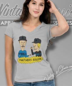 Beavis And Butt Head Carolina Panthers Rules V Neck TShirt