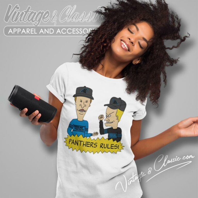 Beavis And Butt Head Carolina Panthers Rules Women T Shirt Beavis And Butt Head Carolina Panthers Rules Women T Shirt