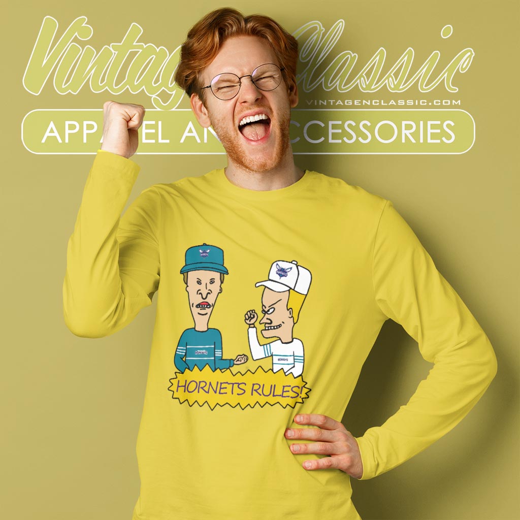 Beavis And Butt Head Charlotte Hornets Rules Shirt Beavis And Butt Head Charlotte Hornets Rules Shirt