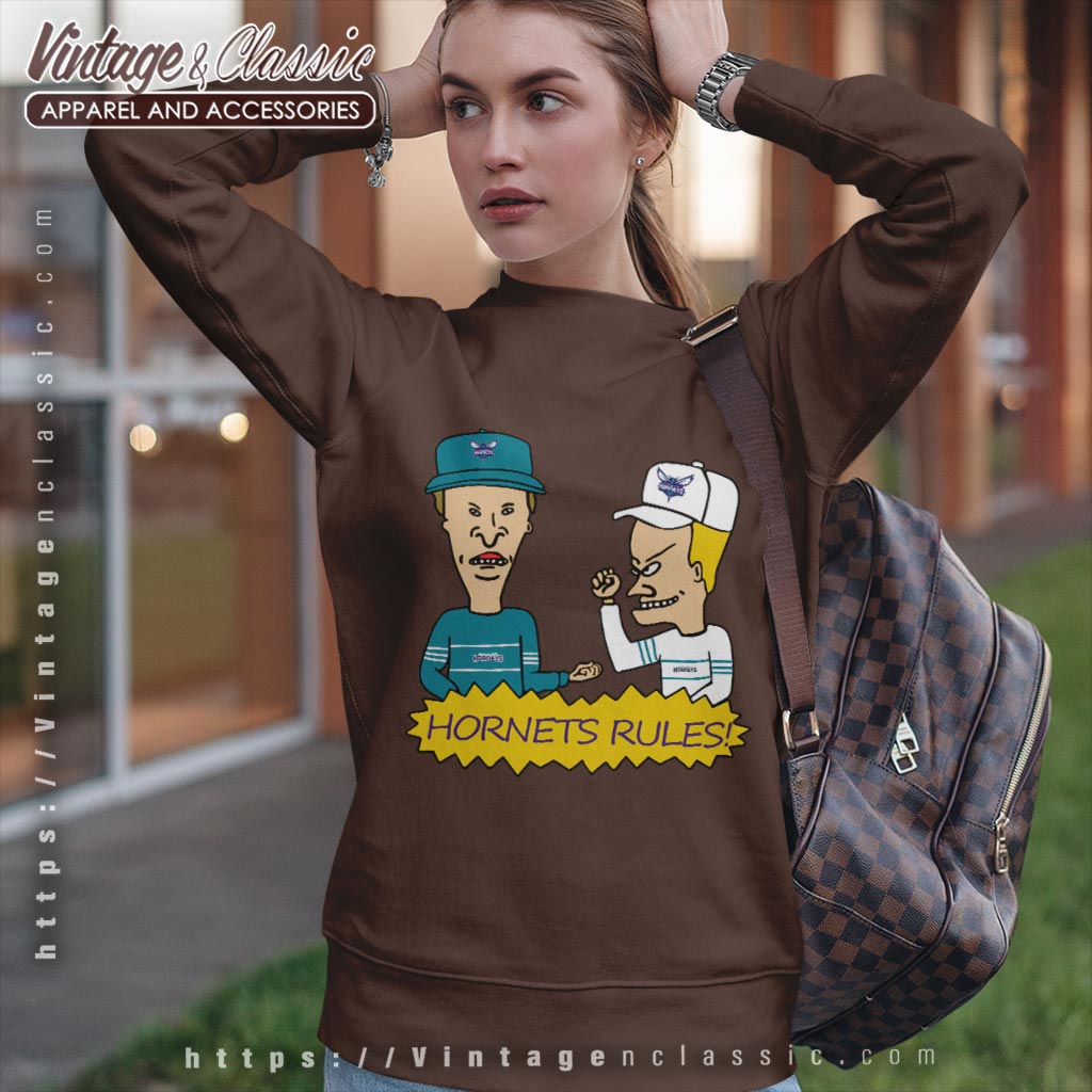 Beavis And Butt Head Charlotte Hornets Rules Shirt Beavis And Butt Head Charlotte Hornets Rules Shirt