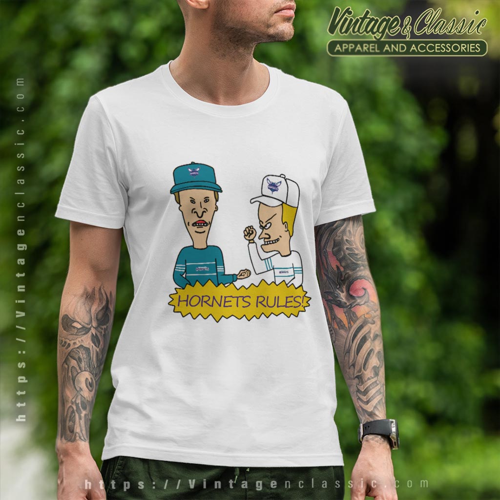 Beavis And Butt Head Charlotte Hornets Rules Shirt Beavis And Butt Head Charlotte Hornets Rules Shirt
