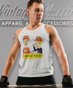 Beavis And Butt Head Chicago Bears Rules Tank Top Racerback