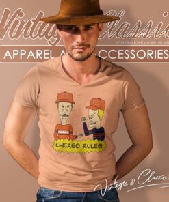 Beavis And Butt Head Chicago Bears Rules V Neck TShirt