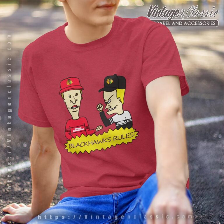 Beavis And Butt Head Chicago Blackhawks Rules Shirt T shirt Beavis And Butt Head Chicago Blackhawks Rules Shirt T shirt