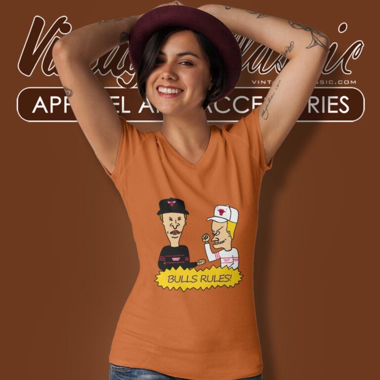 Beavis And Butt Head Chicago Bulls Rules Shirt V Neck TShirt Beavis And Butt Head Chicago Bulls Rules Shirt V Neck TShirt