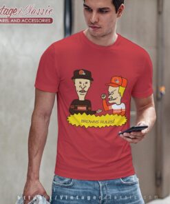 Beavis And Butt Head Cleveland Browns Shirt T shirt