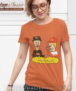 Beavis And Butt Head Cleveland Browns Shirt Women T shirt