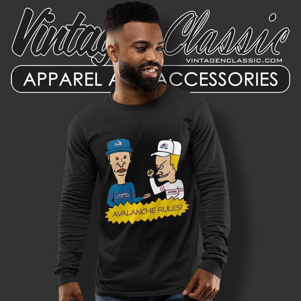 Beavis And Butt Head Colorado Avalanche Rules Shirt Beavis And Butt Head Colorado Avalanche Rules Shirt