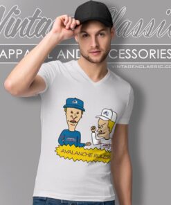 Beavis And Butt Head Colorado Avalanche Rules Shirt 5 Beavis And Butt Head Colorado Avalanche Rules Shirt V Neck TShirt