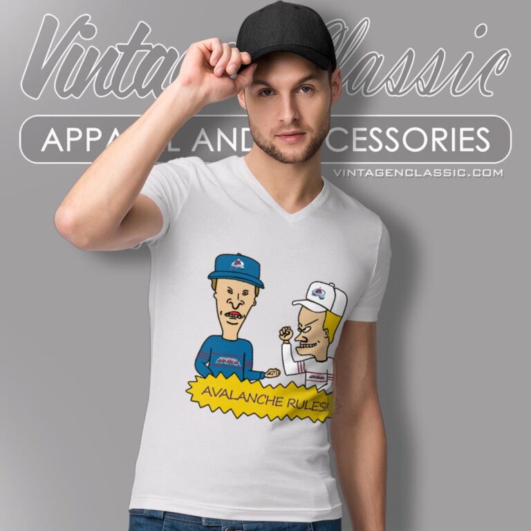 Beavis And Butt Head Colorado Avalanche Rules Shirt V Neck TShirt Beavis And Butt Head Colorado Avalanche Rules Shirt V Neck TShirt