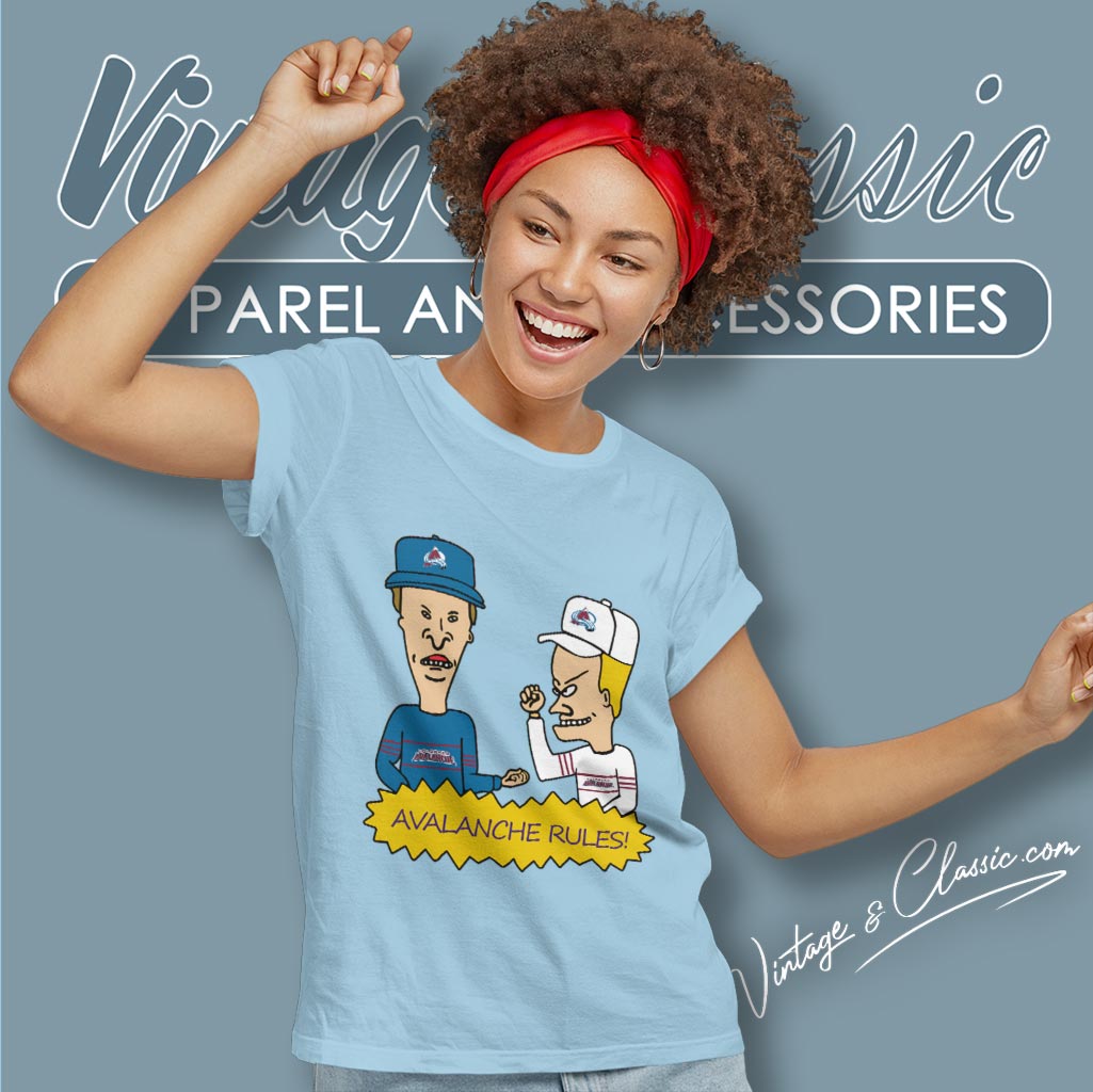 Beavis And Butt Head Colorado Avalanche Rules Shirt Beavis And Butt Head Colorado Avalanche Rules Shirt