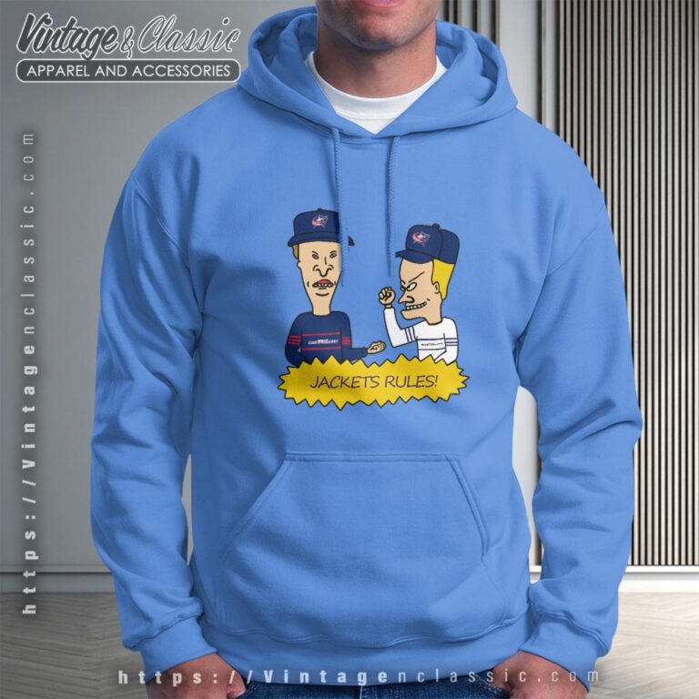 Beavis And Butt Head Columbus Blue Jackets Rules Shirt Hoodie Beavis And Butt Head Columbus Blue Jackets Rules Shirt Hoodie