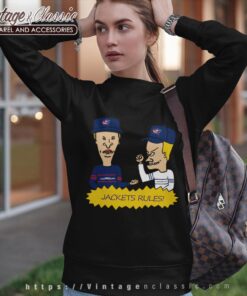 Beavis And Butt Head Columbus Blue Jackets Rules Shirt 3 Beavis And Butt Head Columbus Blue Jackets Rules Shirt Sweatshirt