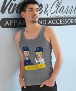 Beavis And Butt Head Columbus Blue Jackets Rules Shirt 4 Beavis And Butt Head Columbus Blue Jackets Rules Shirt Tank Top Racerback