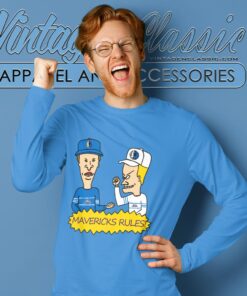 Beavis And Butt Head Dallas Mavericks Rules Shirt 2 Beavis And Butt Head Dallas Mavericks Rules Shirt Long Sleeve Tee