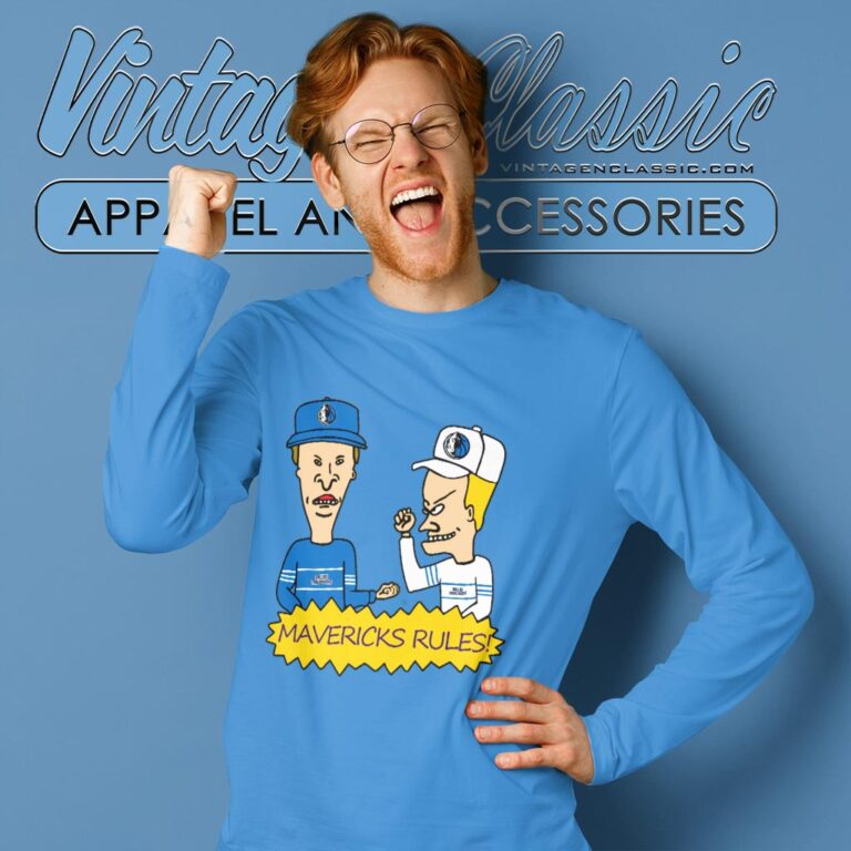 Beavis And Butt Head Dallas Mavericks Rules Shirt Long Sleeve Tee Beavis And Butt Head Dallas Mavericks Rules Shirt Long Sleeve Tee