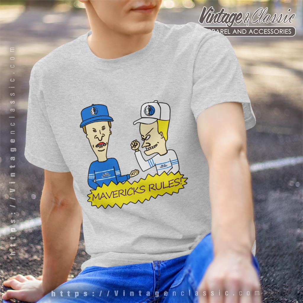 Beavis And Butt Head Dallas Mavericks Rules Shirt Beavis And Butt Head Dallas Mavericks Rules Shirt