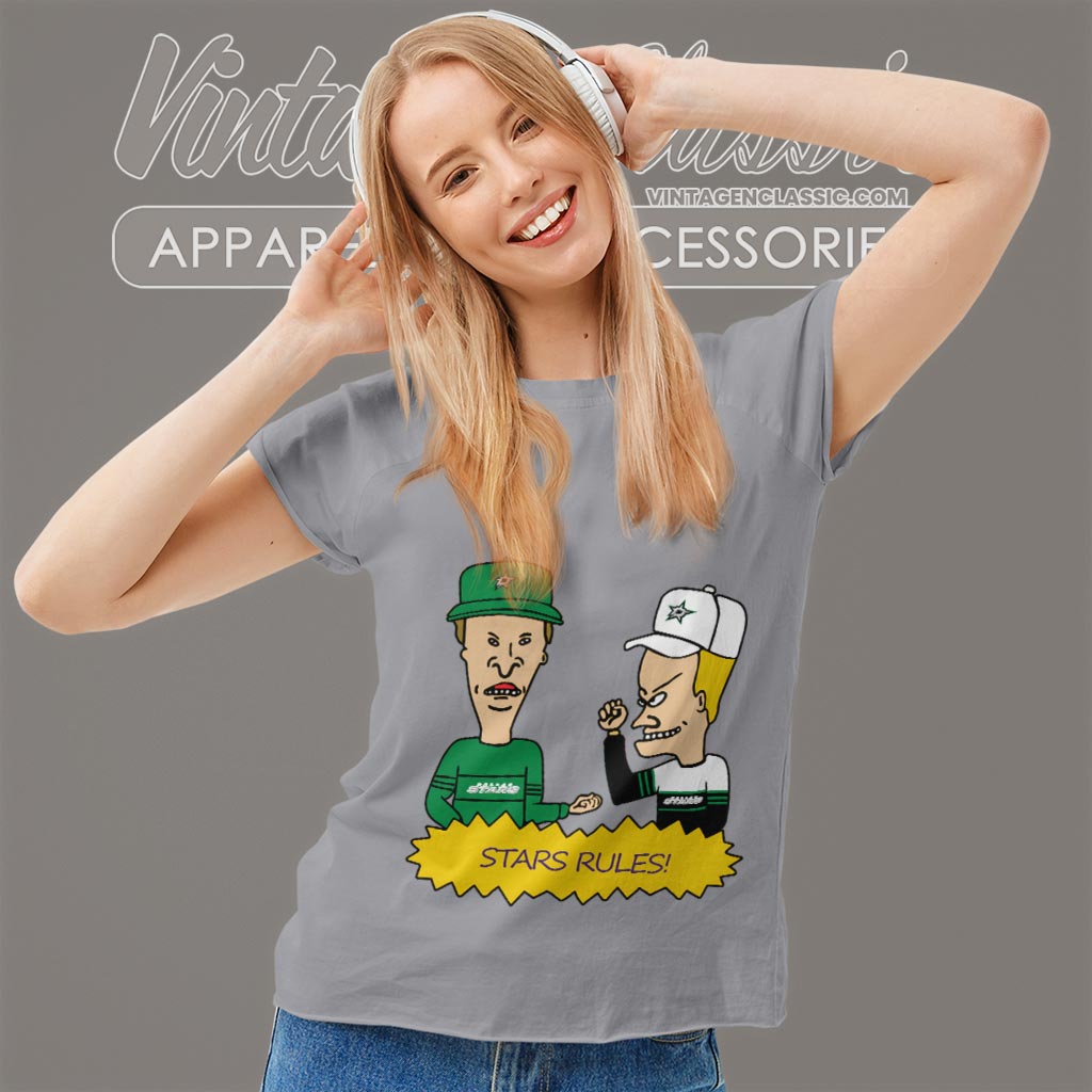 Beavis And Butt Head Dallas Stars Rules Shirt Beavis And Butt Head Dallas Stars Rules Shirt