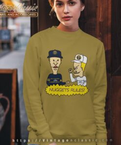 Beavis And Butt Head Denver Nuggets Rules Shirt 3 Beavis And Butt Head Denver Nuggets Rules Shirt Sweatshirt
