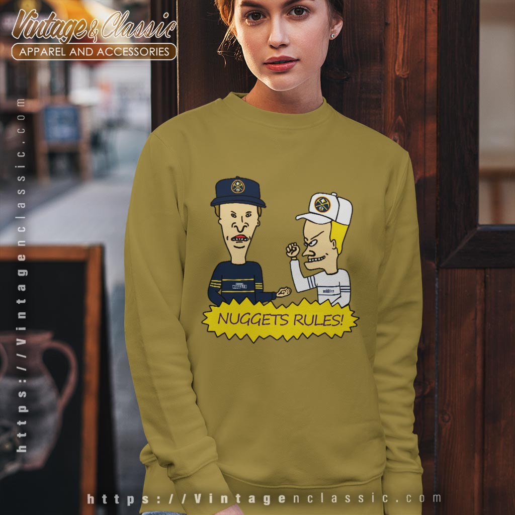 Beavis And Butt Head Denver Nuggets Rules Shirt Beavis And Butt Head Denver Nuggets Rules Shirt