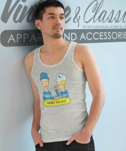 Beavis And Butt Head Detroit Lions Rules Nfl Tank Top Racerback