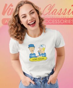 Beavis And Butt Head Detroit Lions Rules Nfl Women TShirt