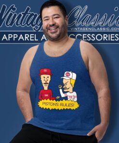 Beavis And Butt Head Detroit Pistons Rules Shirt 3 Beavis And Butt Head Detroit Pistons Rules Shirt Tank Top Racerback