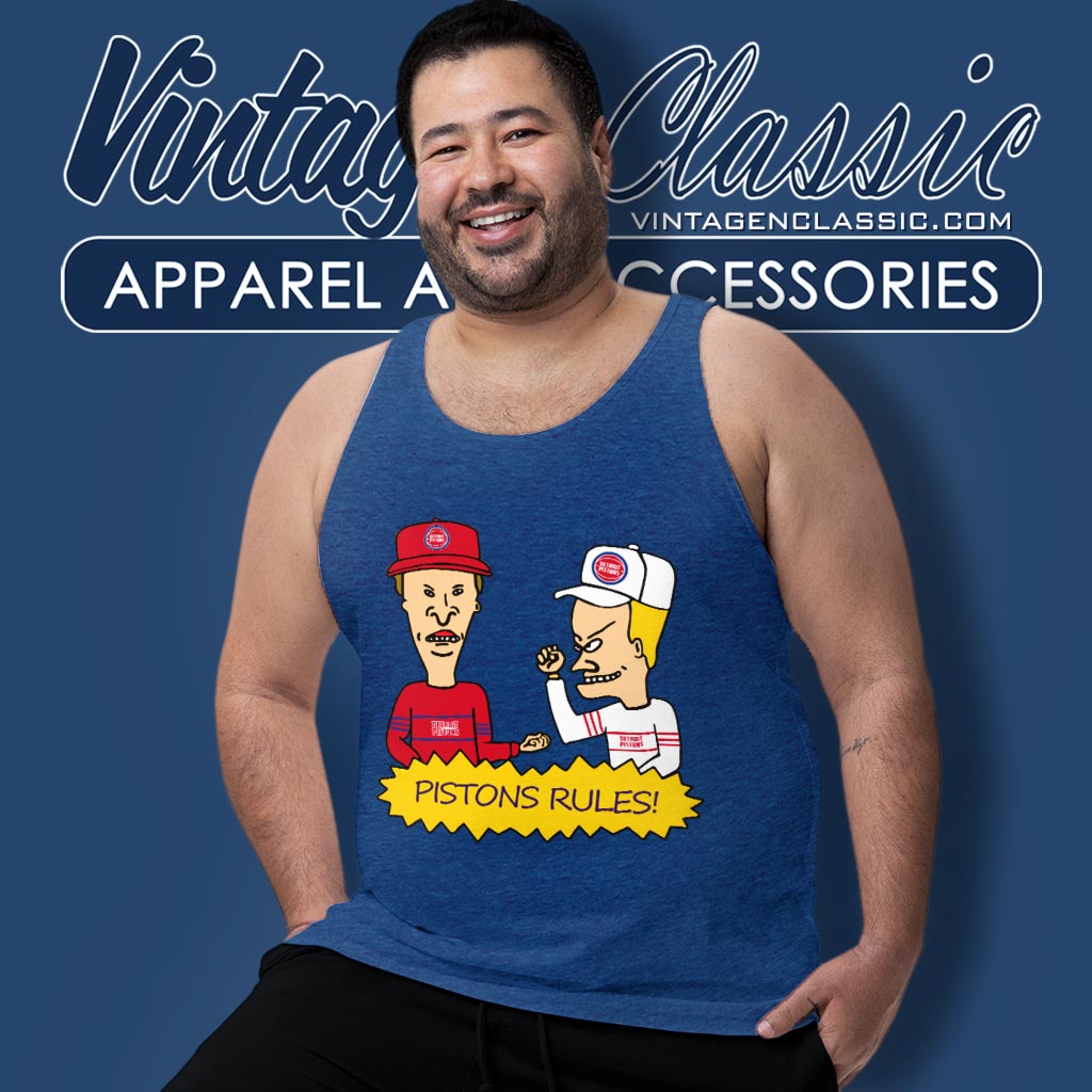 Beavis And Butt Head Detroit Pistons Rules Shirt Beavis And Butt Head Detroit Pistons Rules Shirt