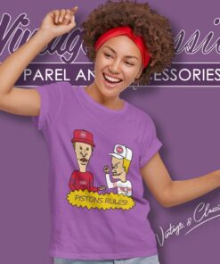 Beavis And Butt Head Detroit Pistons Rules Shirt 6 Beavis And Butt Head Detroit Pistons Rules Shirt Women T shirt