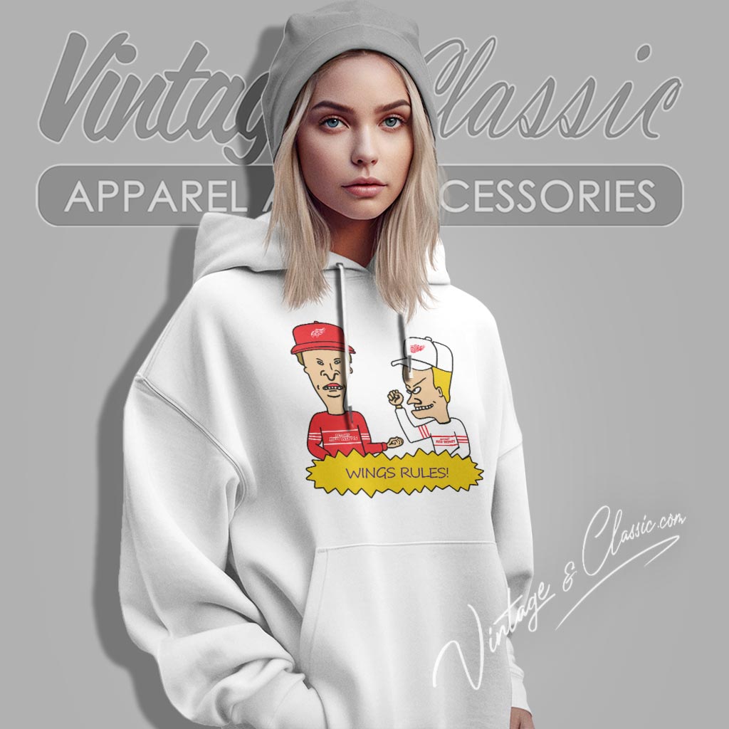 Beavis And Butt Head Detroit Red Wings Rules Shirt Beavis And Butt Head Detroit Red Wings Rules Shirt