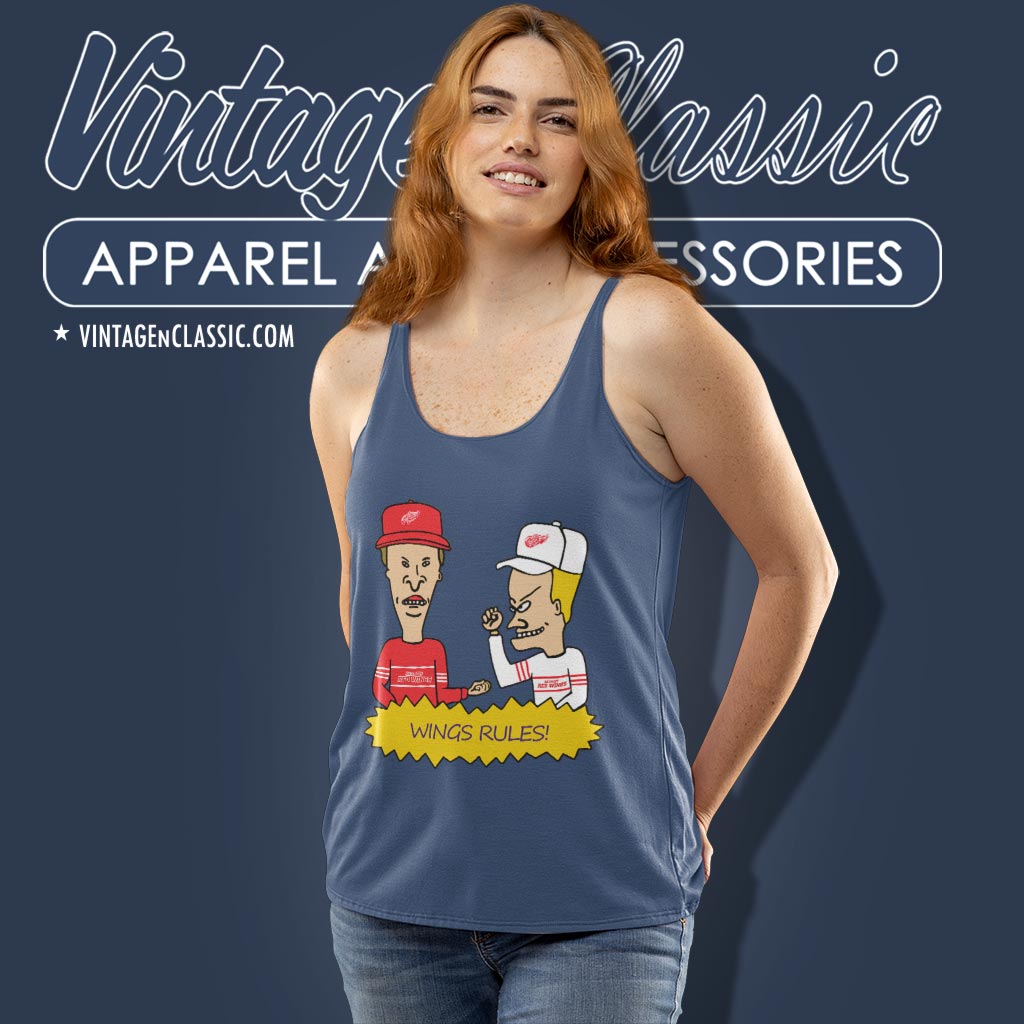 Beavis And Butt Head Detroit Red Wings Rules Shirt Beavis And Butt Head Detroit Red Wings Rules Shirt