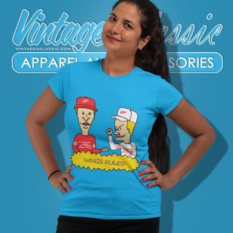 Beavis And Butt Head Detroit Red Wings Rules Shirt Women T shirt Beavis And Butt Head Detroit Red Wings Rules Shirt Women T shirt