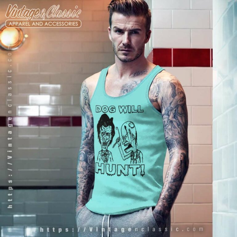 Beavis And Butt Head Dog Will Hunt Tank Top Racerback Beavis And Butt Head Dog Will Hunt Tank Top Racerback