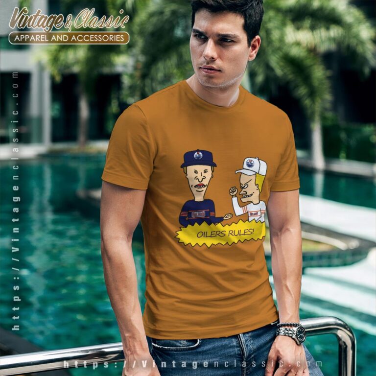 Beavis And Butt Head Edmonton Oilers Rules Shirt T shirt Beavis And Butt Head Edmonton Oilers Rules Shirt T shirt
