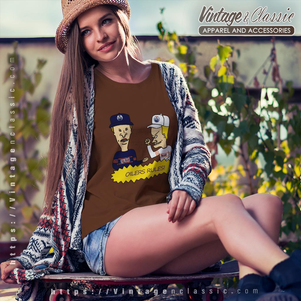 Beavis And Butt Head Edmonton Oilers Rules Shirt Beavis And Butt Head Edmonton Oilers Rules Shirt