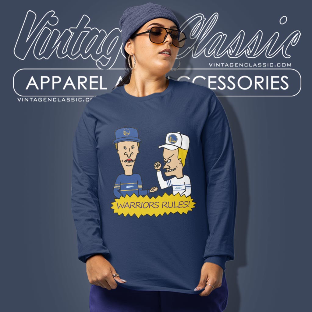 Beavis And Butt Head Golden State Warriors Rules Shirt Beavis And Butt Head Golden State Warriors Rules Shirt