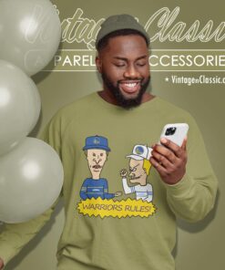 Beavis And Butt Head Golden State Warriors Rules Shirt 2 Beavis And Butt Head Golden State Warriors Rules Shirt Sweatshirt