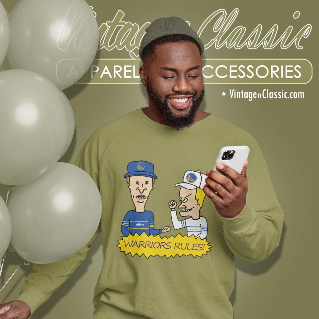 Beavis And Butt Head Golden State Warriors Rules Shirt Beavis And Butt Head Golden State Warriors Rules Shirt